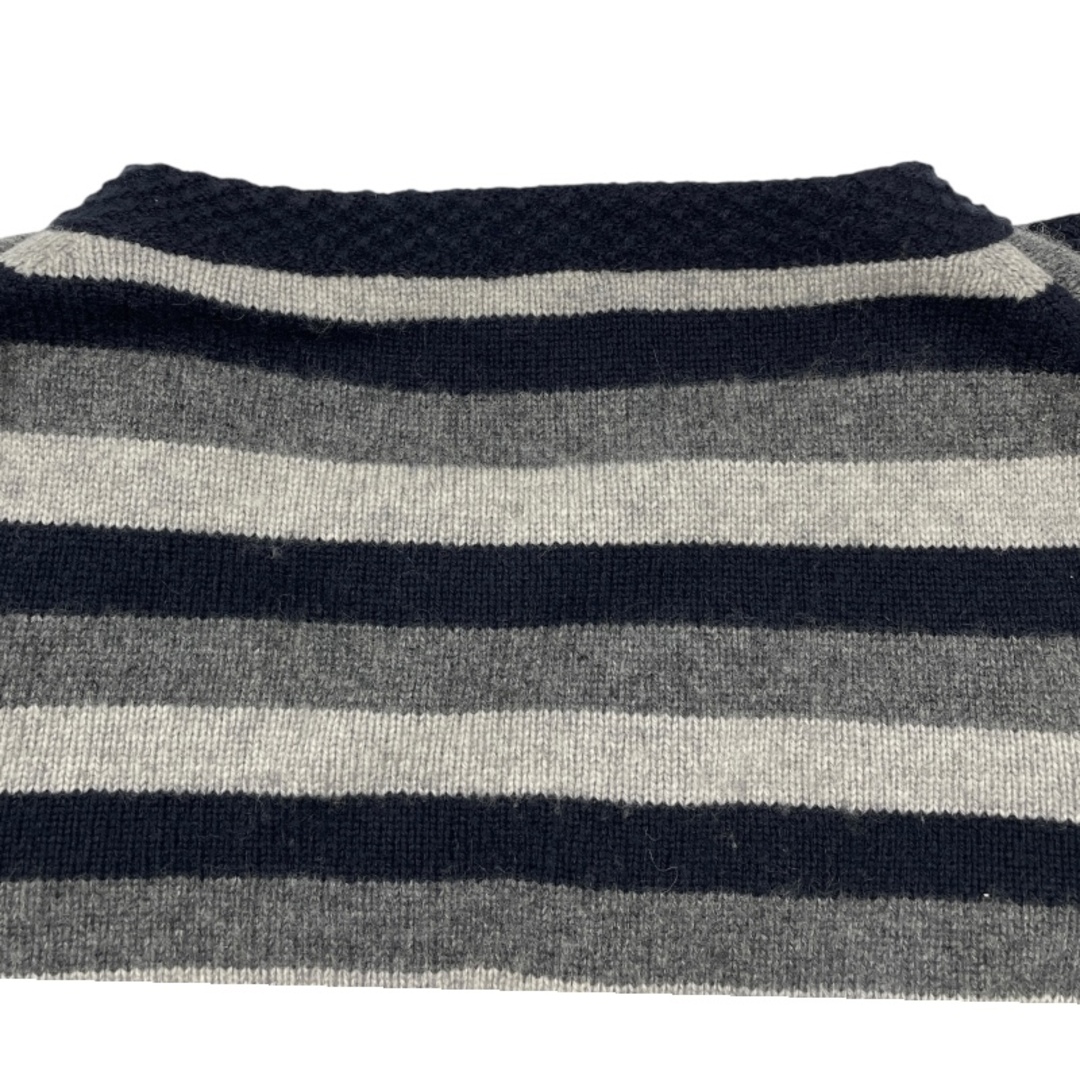 CHANEL - シャネル CHANEL ボーダーカシミヤニットカーディガン P27618