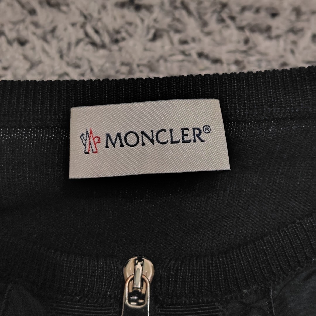 MONCLER - 良品 モンクレール フリルジップカーディガン レディース