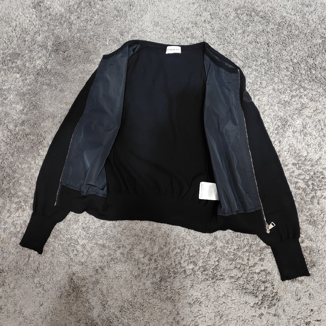 MONCLER - 良品 モンクレール フリルジップカーディガン レディース