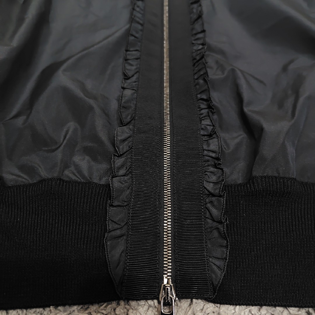 MONCLER - 良品 モンクレール フリルジップカーディガン レディース