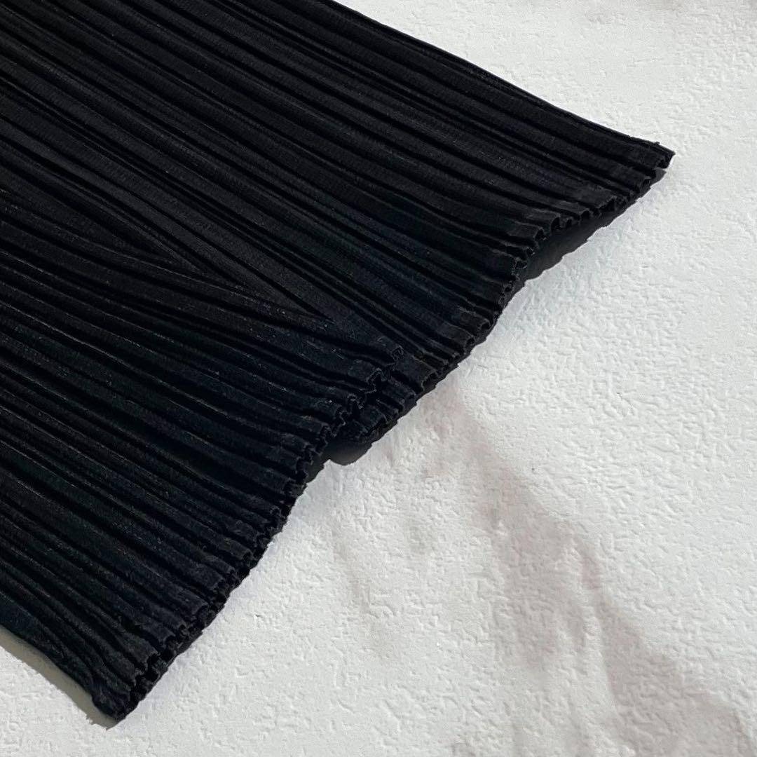 PLEATS PLEASE ISSEY MIYAKE - PLEATS PLEASE long Hooded coat Black