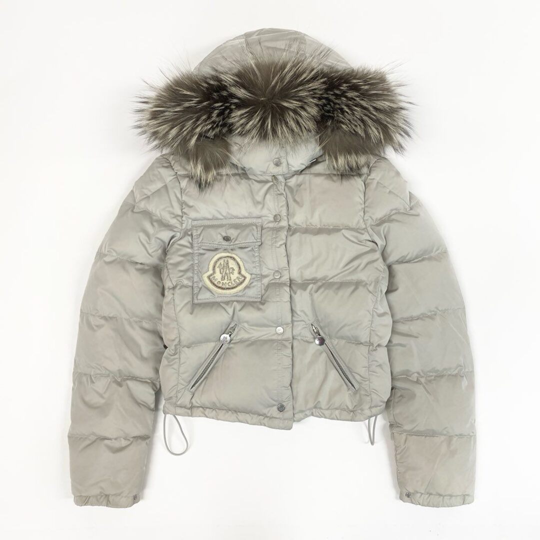 MONCLER - 33l24 MONCLER モンクレール シルバーフォックスファー