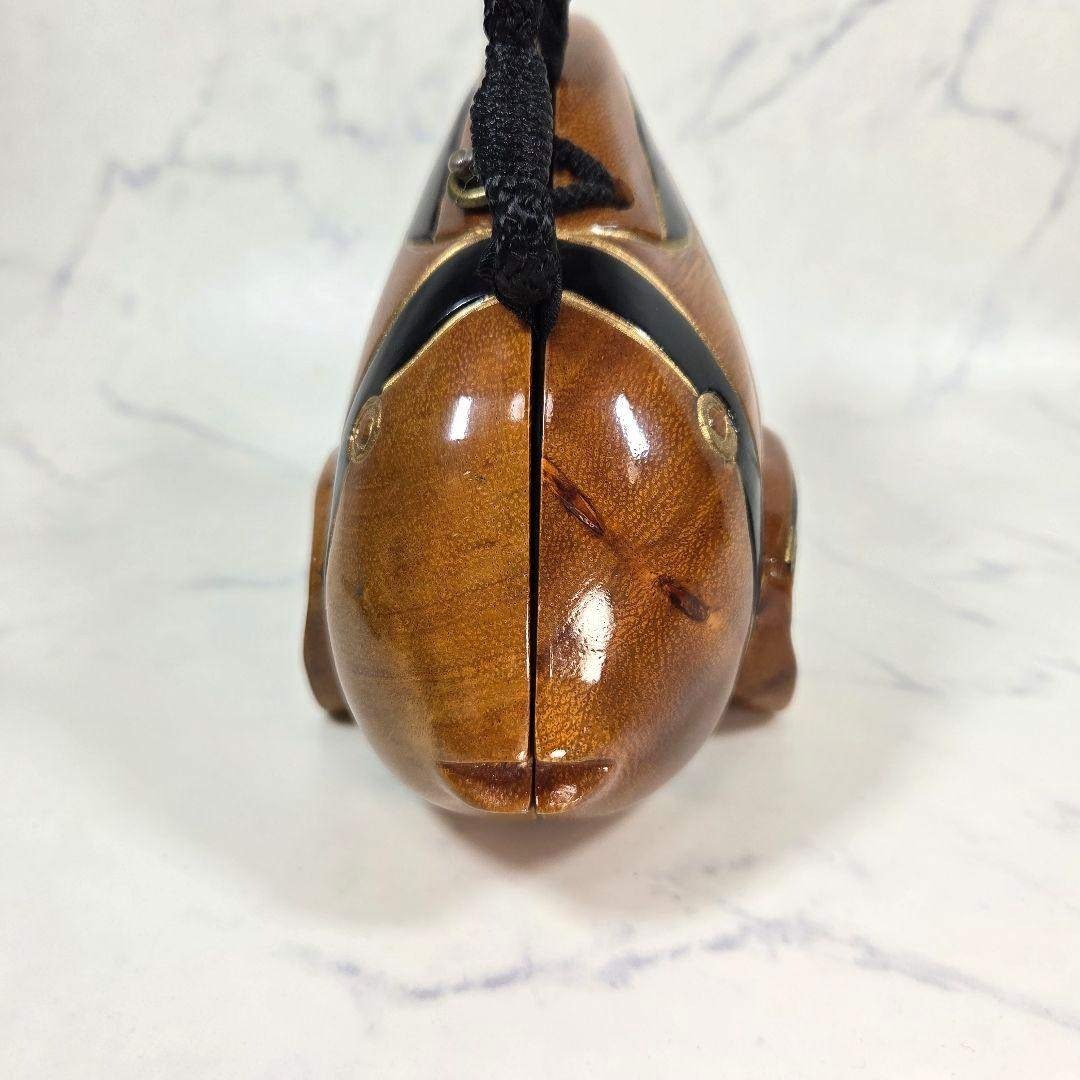 希少 TIMMY WOODS ティミーウッズ 木彫り 魚型 ショルダーバッグの通販