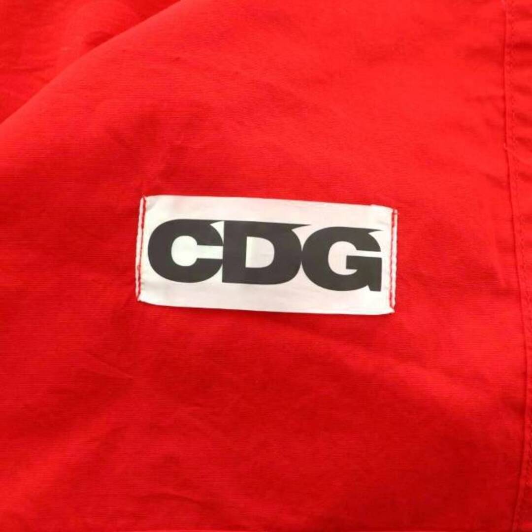 COMME des GARCONS - コムデギャルソン ストール ロング ロゴ 赤 白 SZ