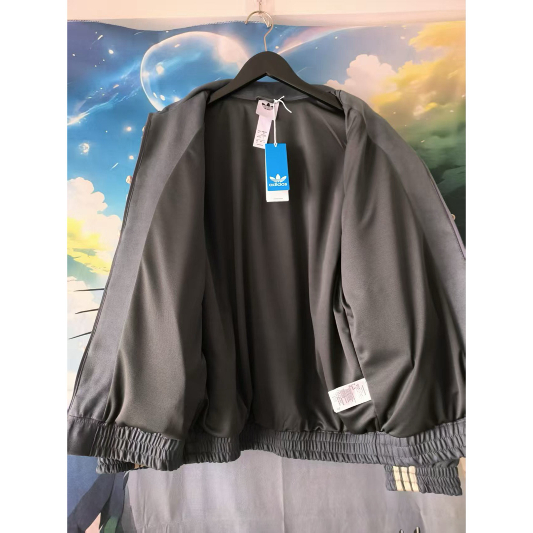 中国限定 アディダス 蛇年トラック スエード ジャケット ダークグレー M