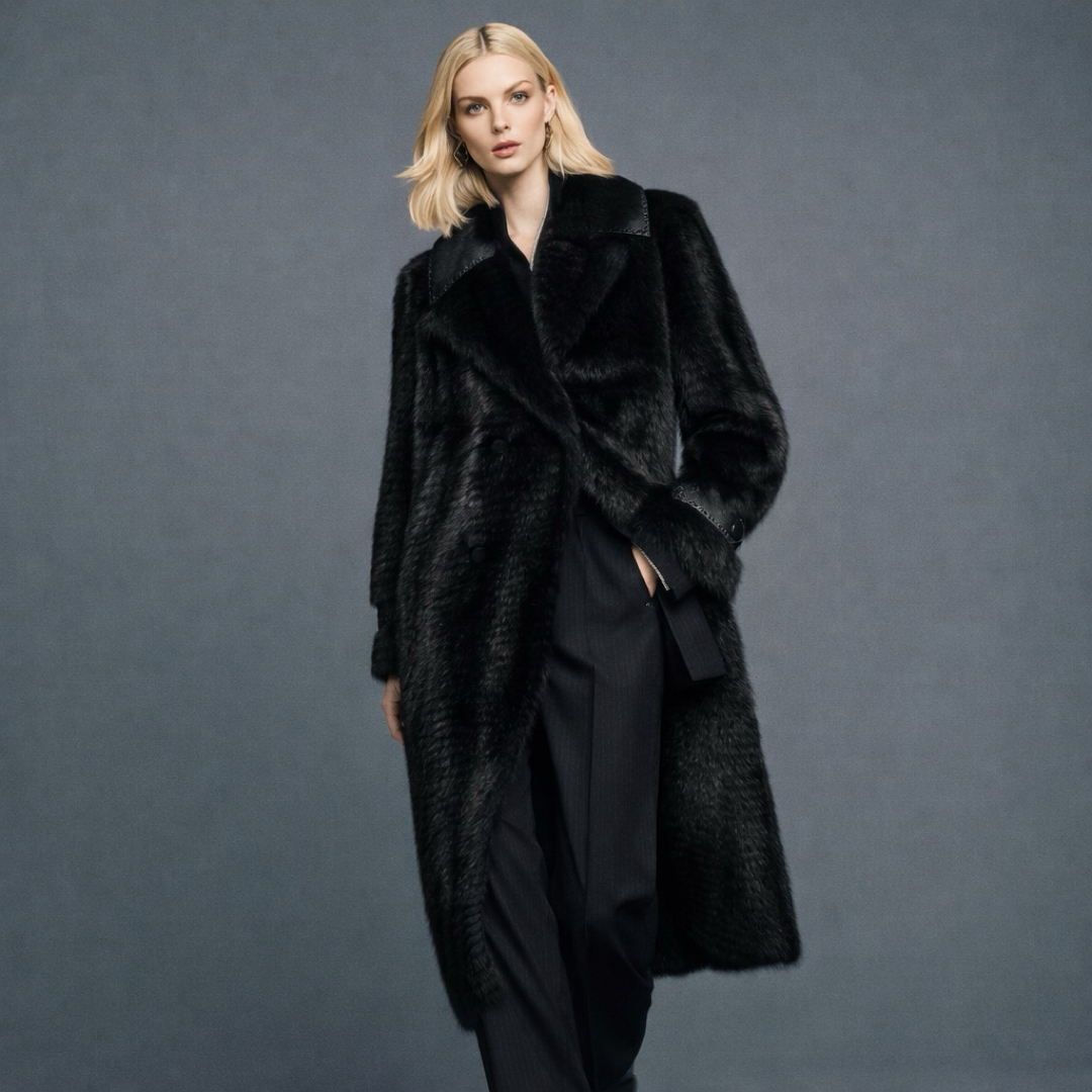 FENDI - 極美品 FENDIフェンディ 総ミンク ファー コート ベルト付