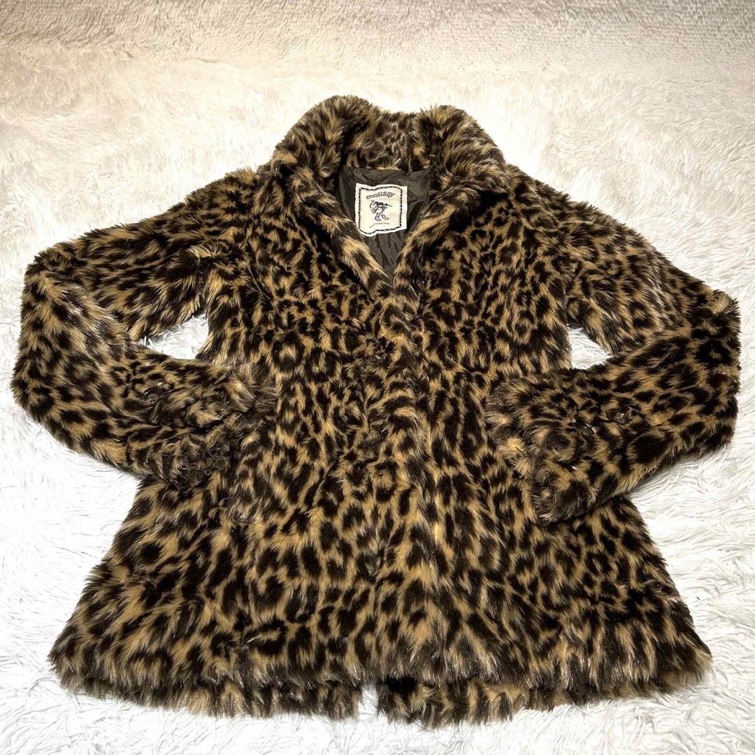 moussy - 美品✨】 moussy レオパード柄 ファーコート 2 ファー
