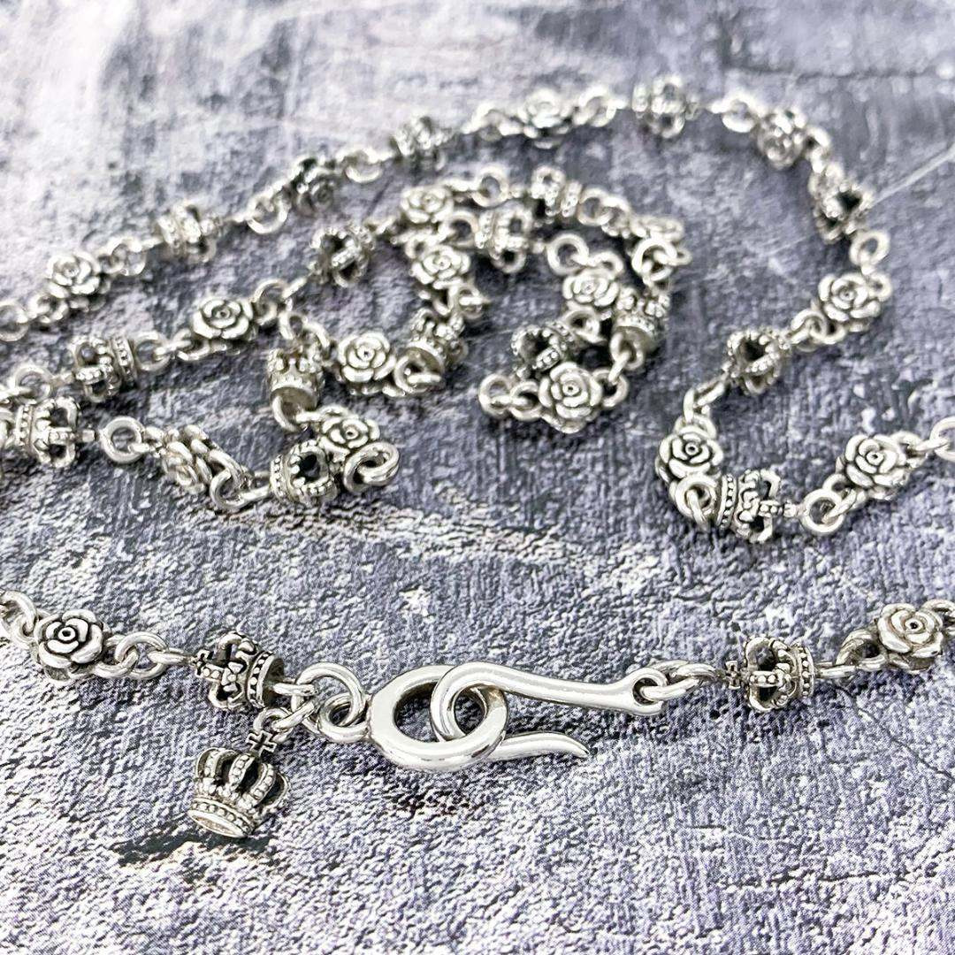 Justin Davis - 定価6.5万☆Justin Davis クラウン・ローズネックレス