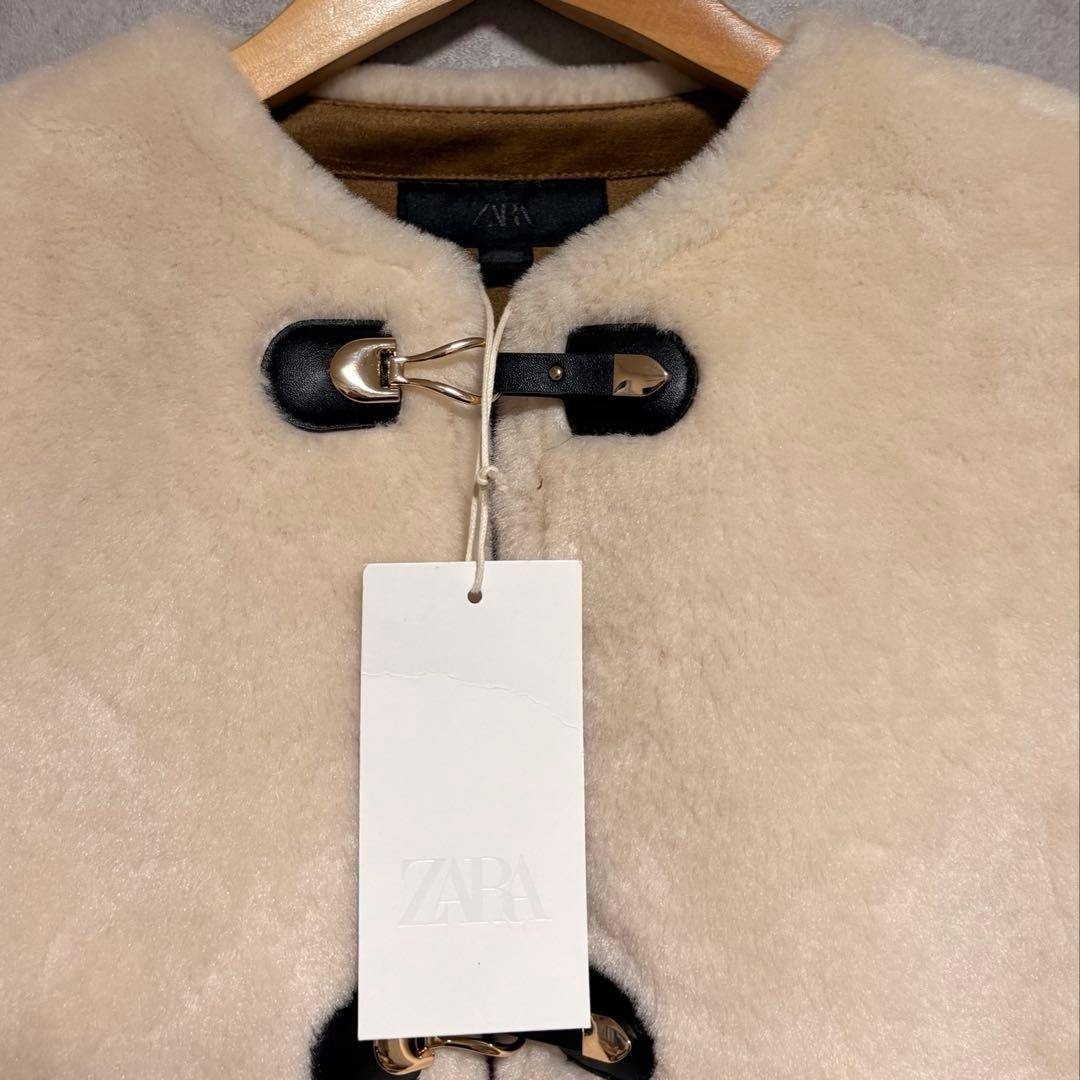 ZARA - ZARA トグルボタン フェイクファージャケット XSの通販 by GR