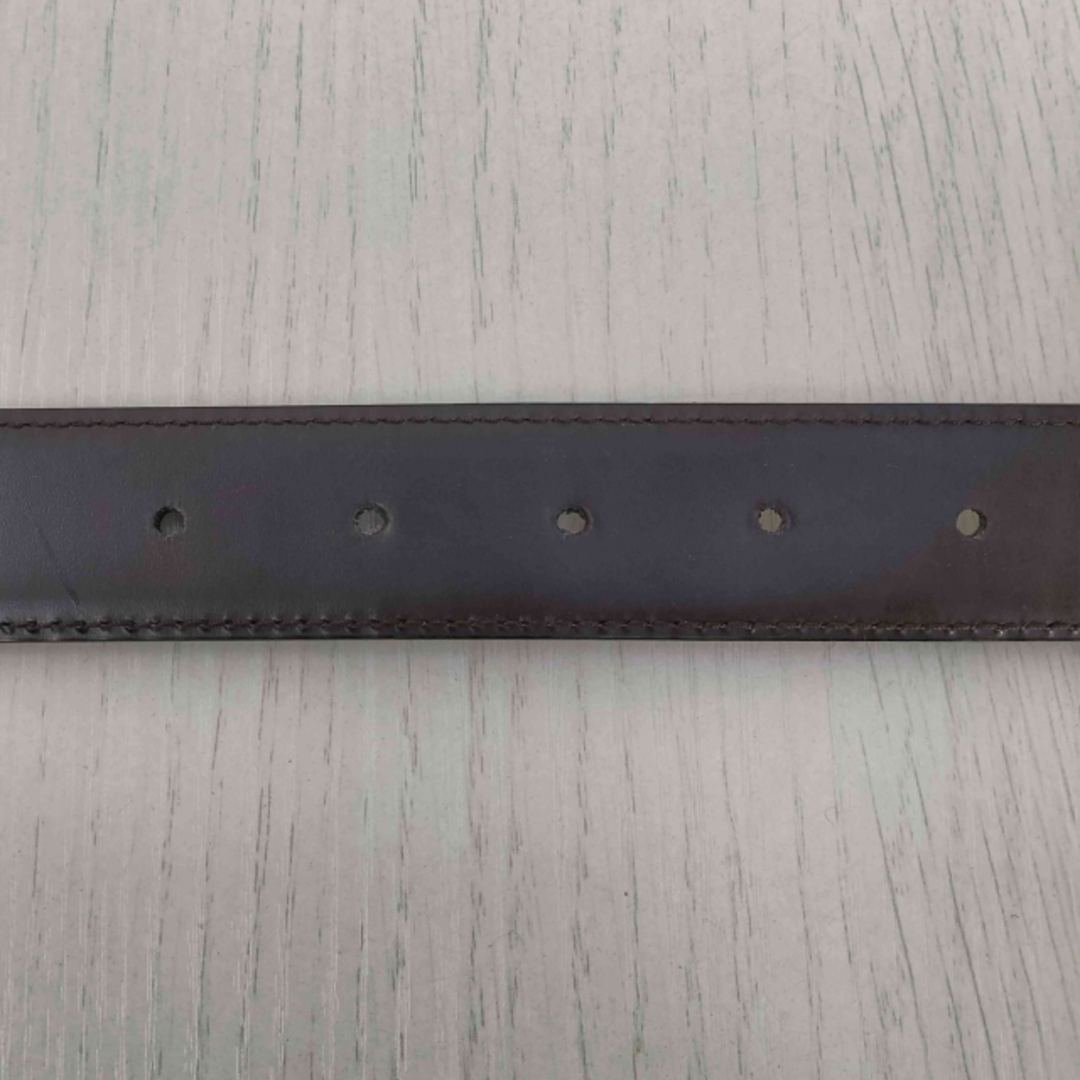 BURBERRY - BURBERRY(バーバリー) ゴールドバックル レザーベルト