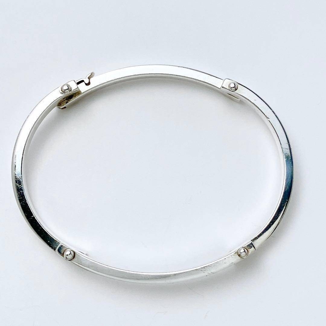 希少 グッチ GUCCI 925 バングル ブレスレット シルバー 1182