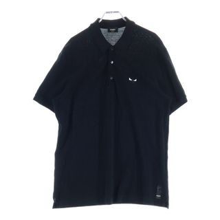 FENDI - 【春物 新入荷】◇FENDI/フェンディ◇ブラックピケポロシャツ