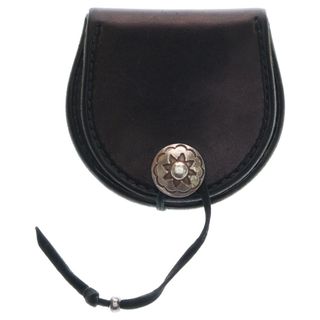 goro's - goro's ゴローズ SVコンチョ付き レザー コインケース 丸型