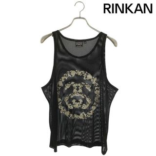 STUSSY - STUSSY ステューシー タンクトップ S 黒 【古着】【中古