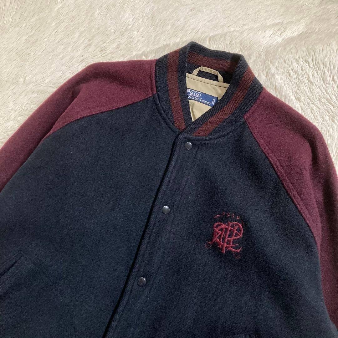 POLO RALPH LAUREN - 90s ポロラルフローレン スタジャン ウール 刺繍