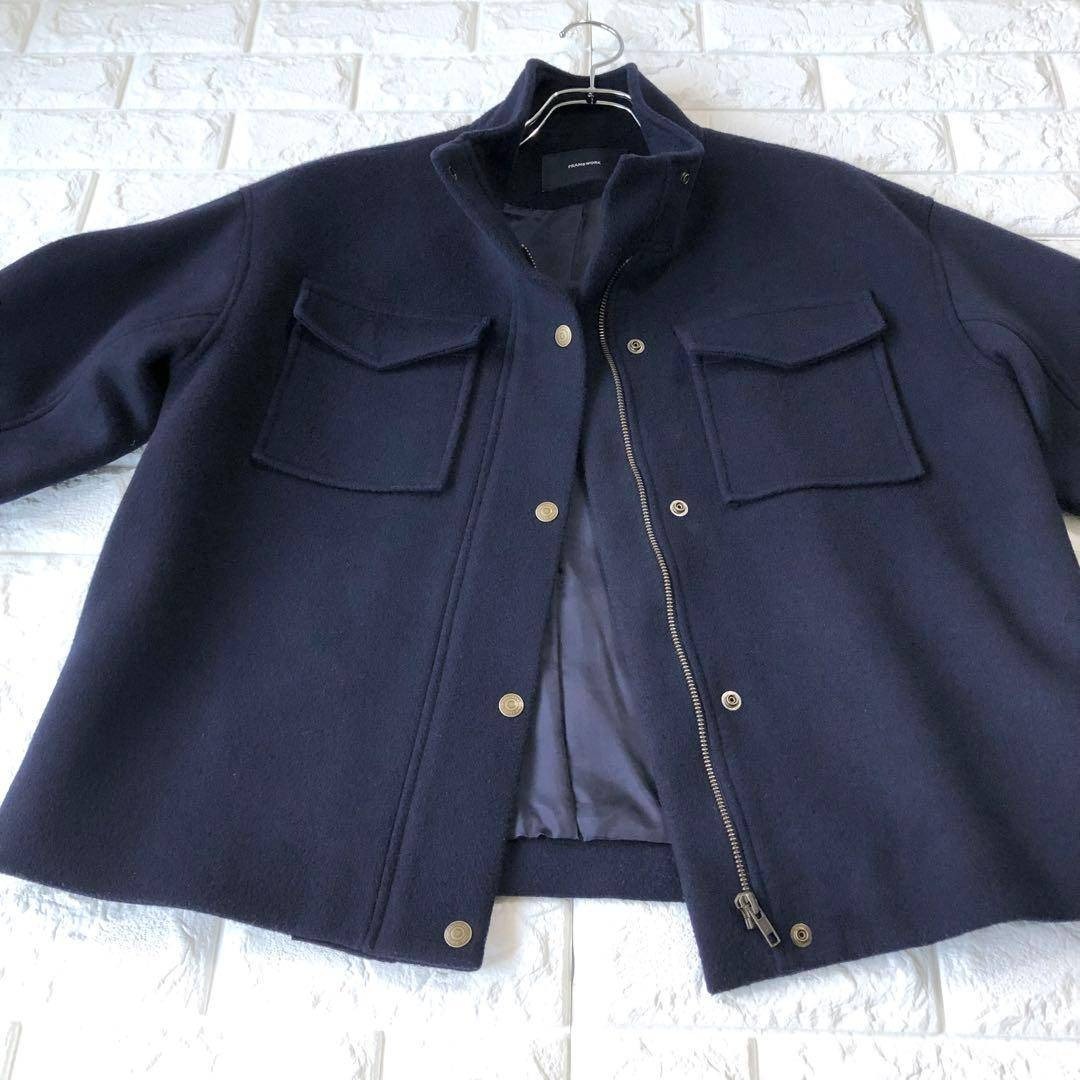 FRAMeWORK - フレームワーク 定価39,600円 ミリタリーウールジャケット