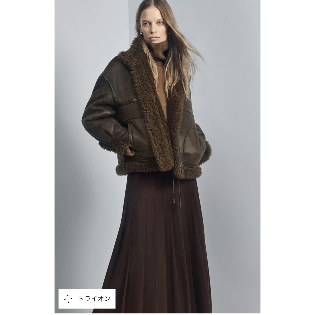 ZARA - ZW コレクションリバーシブルボンバージャケットの通販 by riri