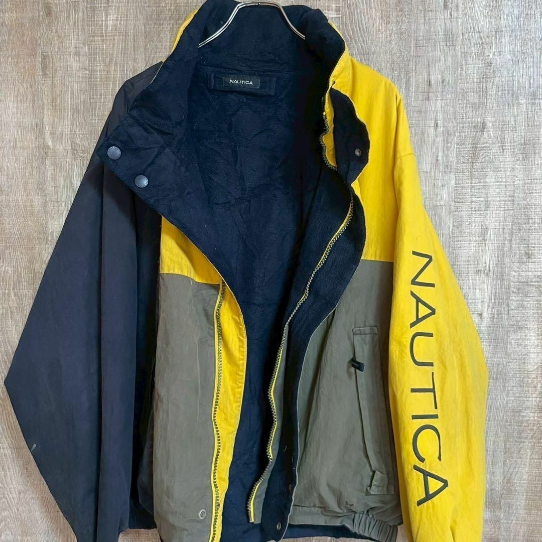 NAUTICA - NAUTICA ノーティカ リバーシブルマウンテンジャケット 黄色