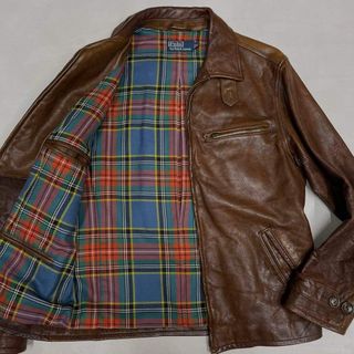 Ralph Lauren - 【希少】ラルフローレン レザージャケット ポニーなし