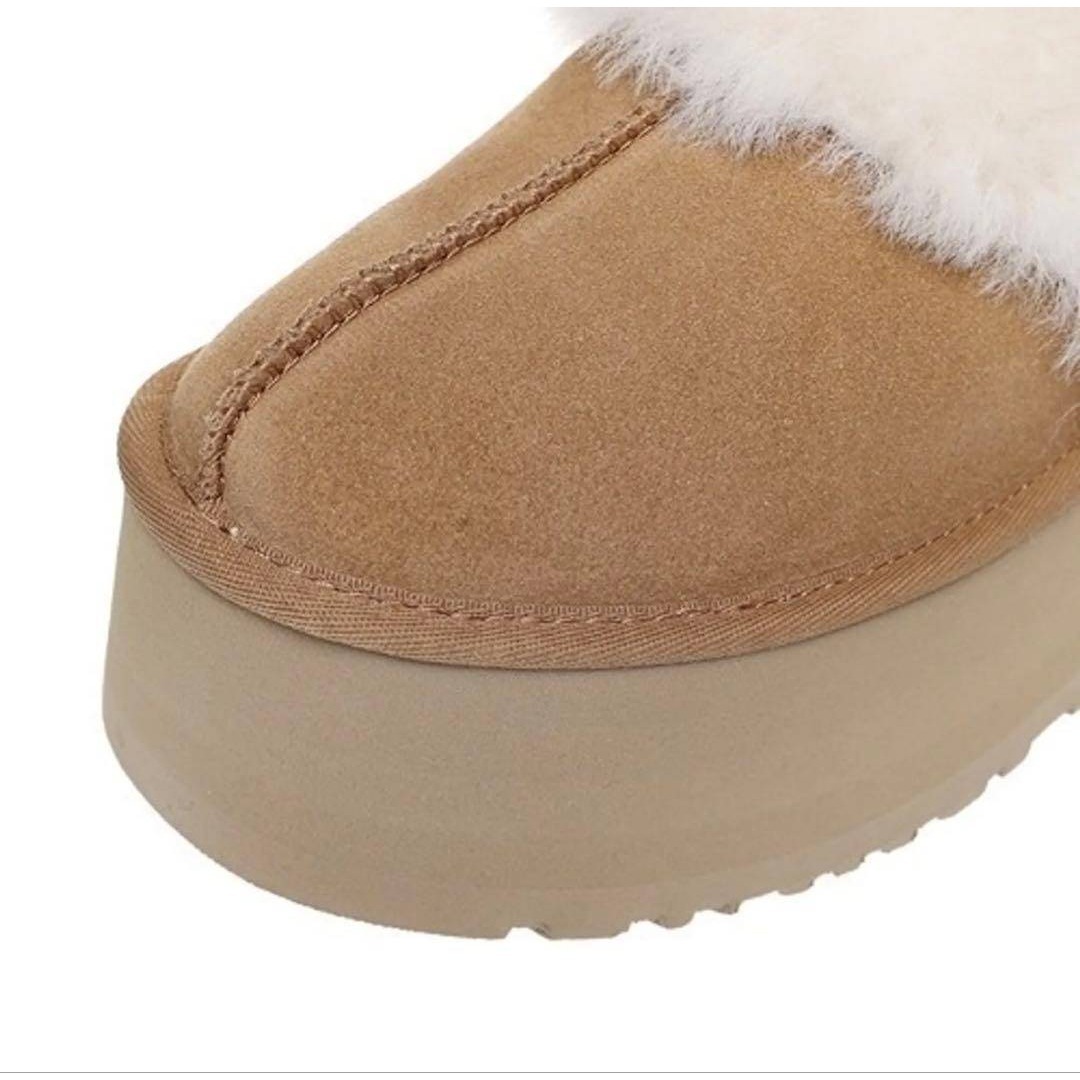 UGG - 【UGG】 ファンケット＊24.0＊厚底ファーサンダル＊US正規品新品