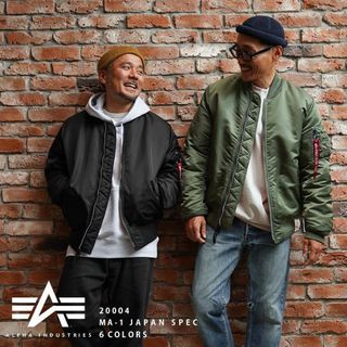 alpha - アルファ MA-1 フライトジャケット リバーシブル ブルー