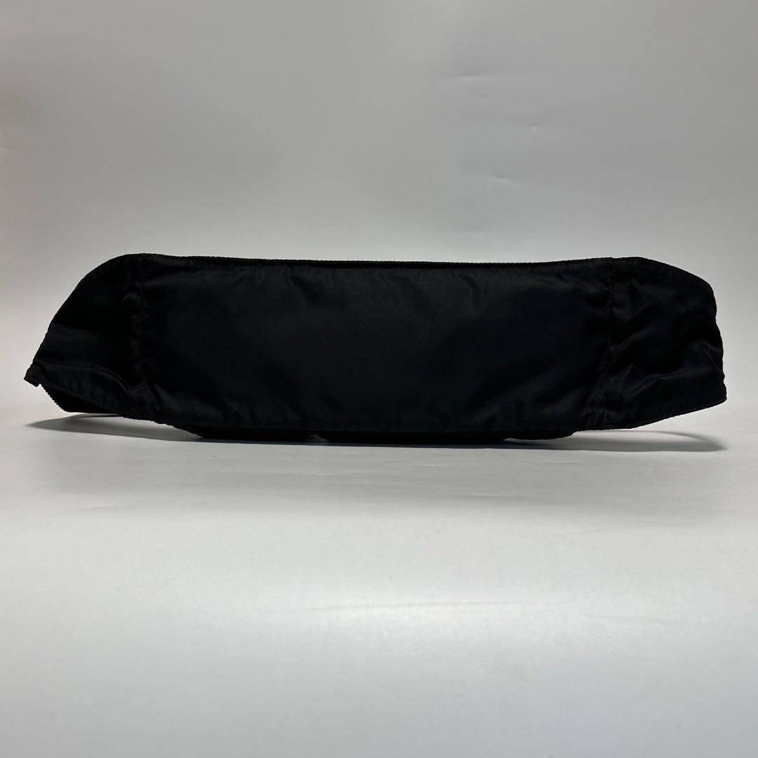 PRADA - o24【極美品】近年モデル プラダ ロゴベルト ナイロン 黒