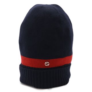 GUCCI - 新品 グッチ GUCCI ニットキャップ ウール グレーの通販 by