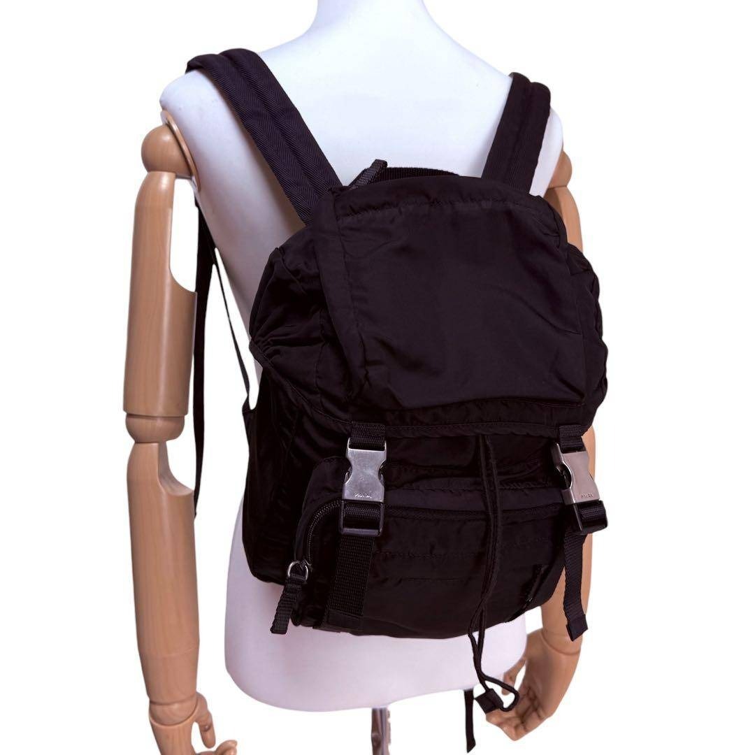 PRADA - 【美品】PRADA プラダ テスートナイロン 三角ロゴ リュック