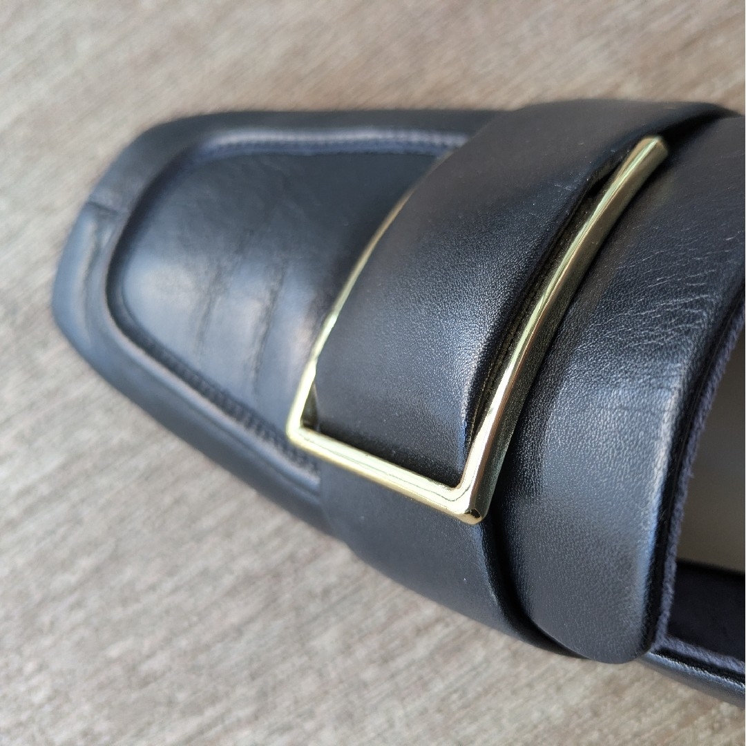 Le Talon - ほぼ新品☆ LE TALON 25cm本革レザースクエアメタル