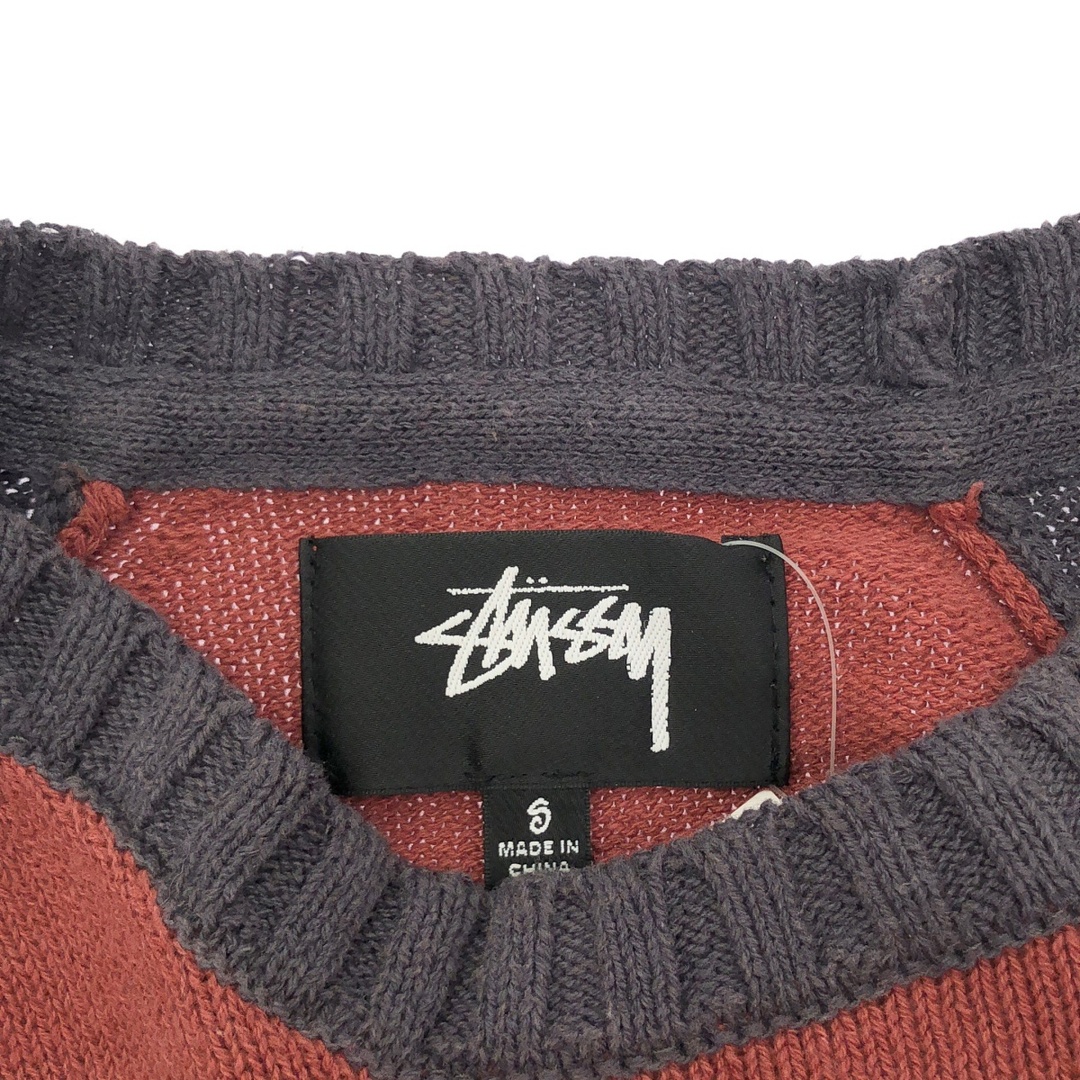 STUSSY - Stussy ステューシー 25SS Colorblocked Raglan Knit Crew