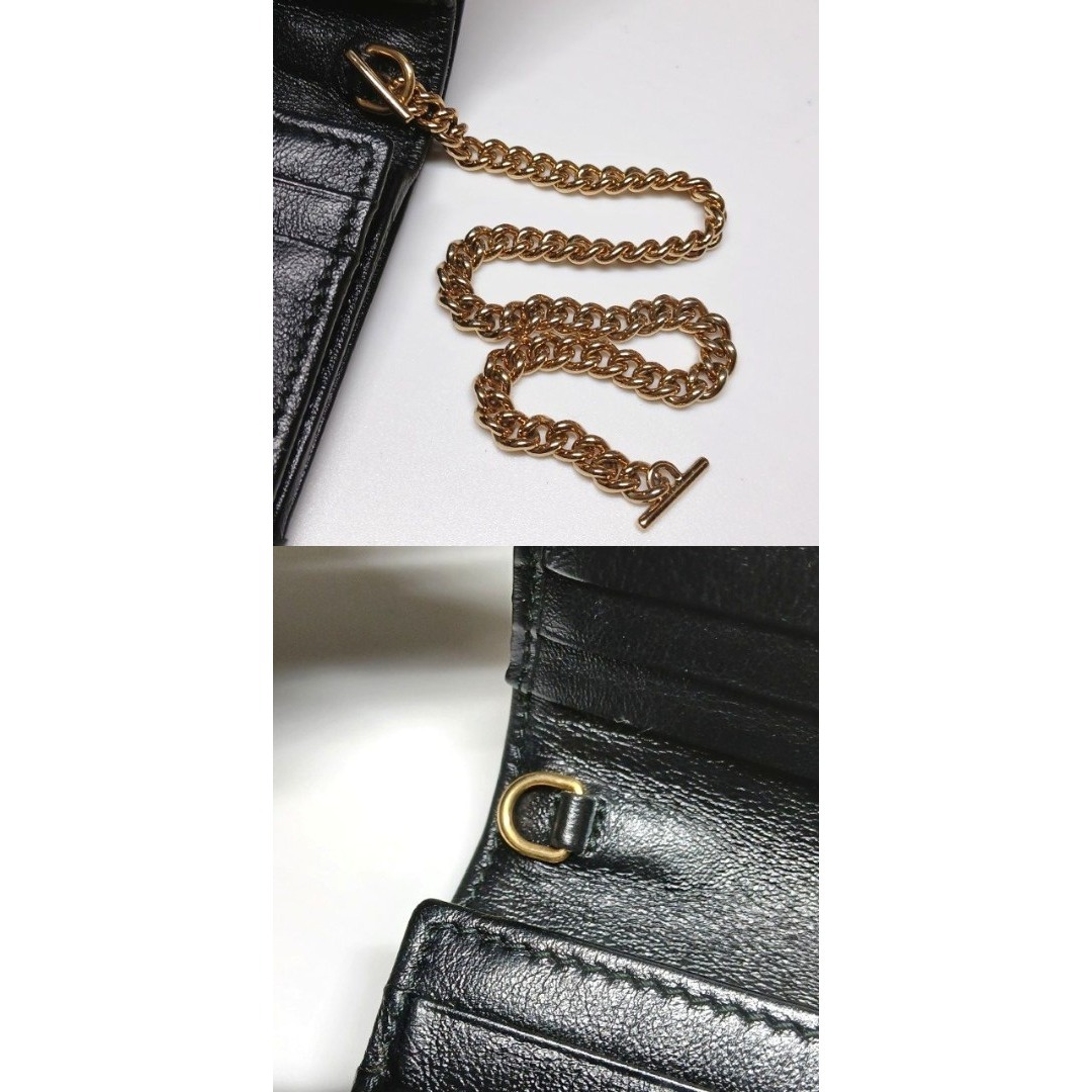 GUCCI - 良品 グッチ ラジャ タイガー チェーンウォレット シェリー 二
