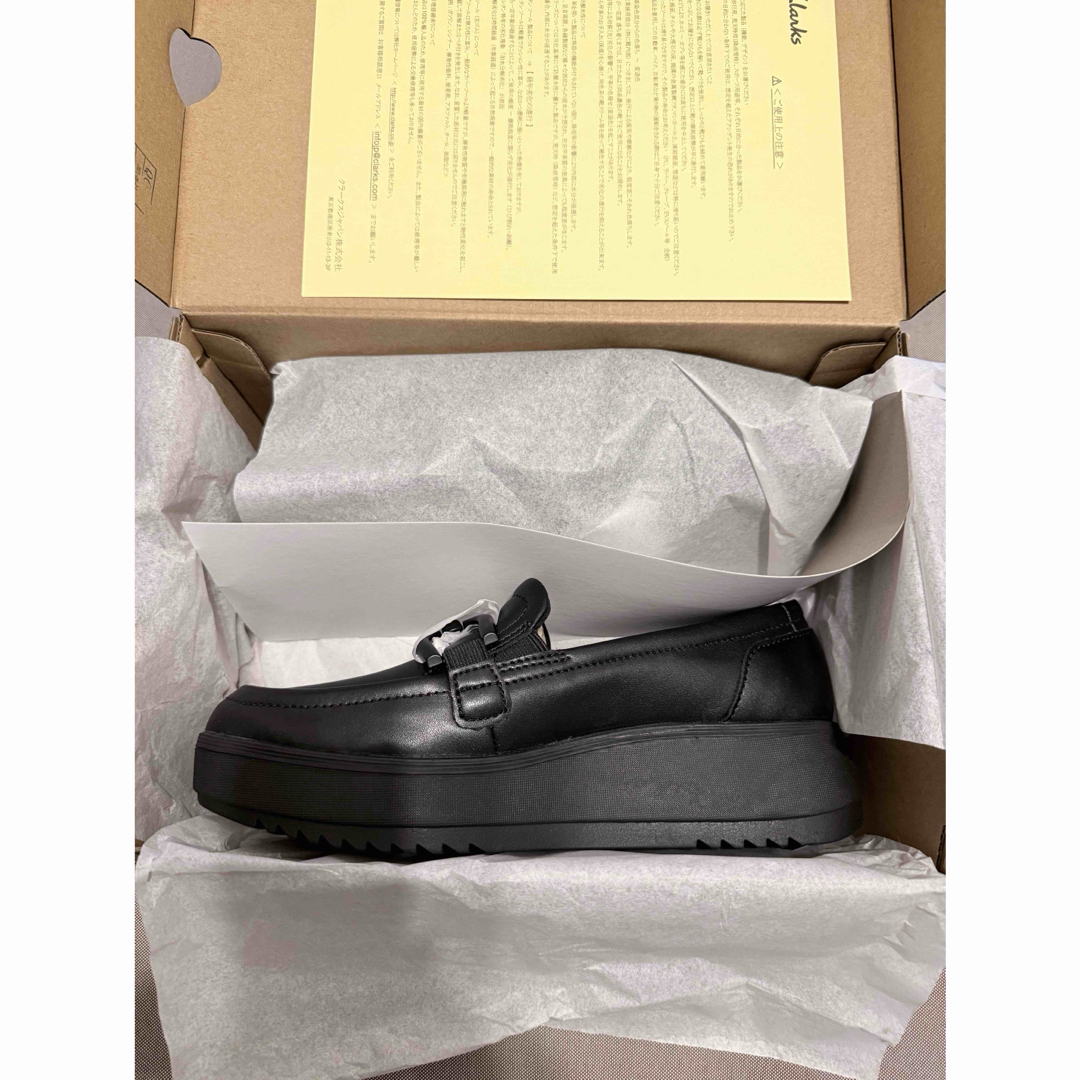 Clarks - 《 Clarks 》ザイラトップ（ブラックレザー）【新品未使用