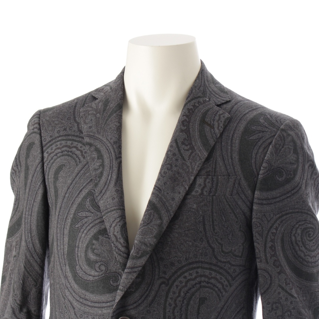 ETRO - エトロ ウール ナイロン ペイズリー柄 2B ジャケット パンツ