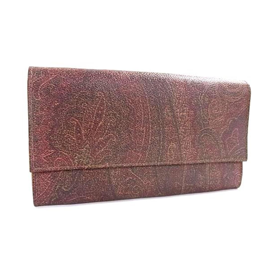 ETRO - ETRO エトロ ペイズリー柄 PVC 二つ折り 長財布 ウォレット