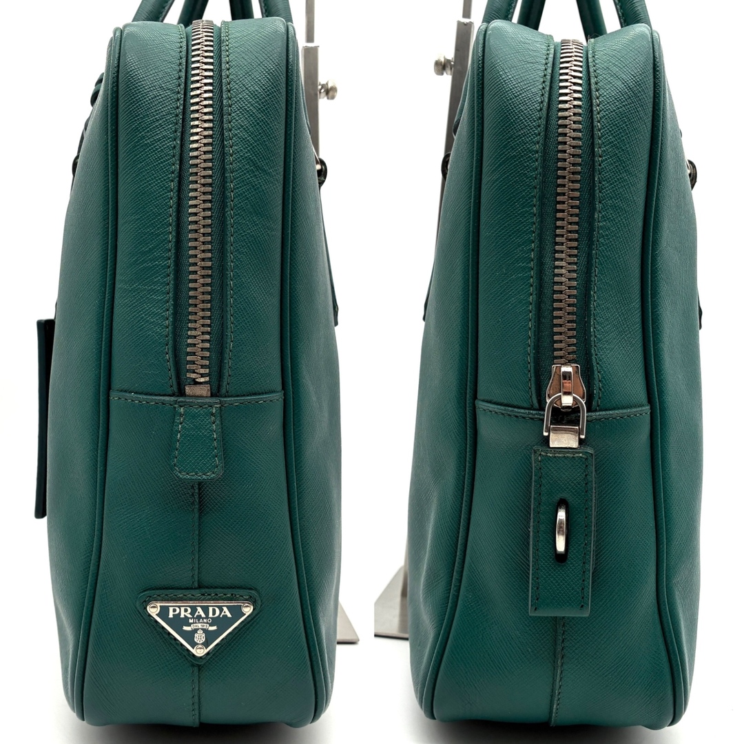 PRADA - 希少色・美品 PRADA プラダ ブリーフケース ビジネスバッグ