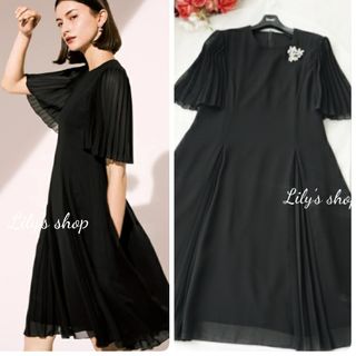 FOXEY - FOXEY NY 40 ダークパープル デコルテカット ワンピースの通販