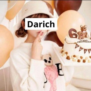 Darich - 新品未開封 ダーリッチ テディベアハット アイボリー フリー