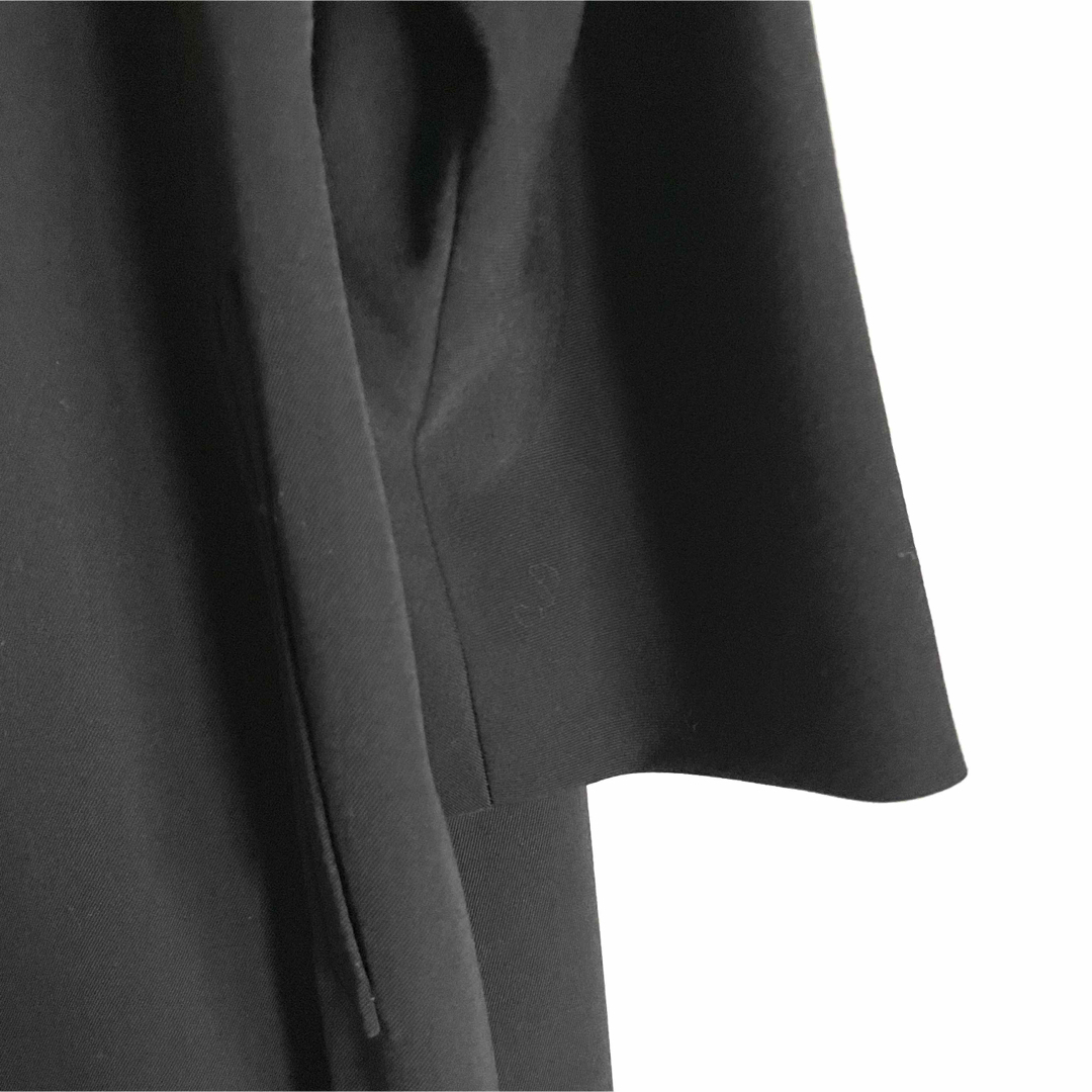 昭和レトロ オーダーメイド ステンカラーロングコート 高級ウール