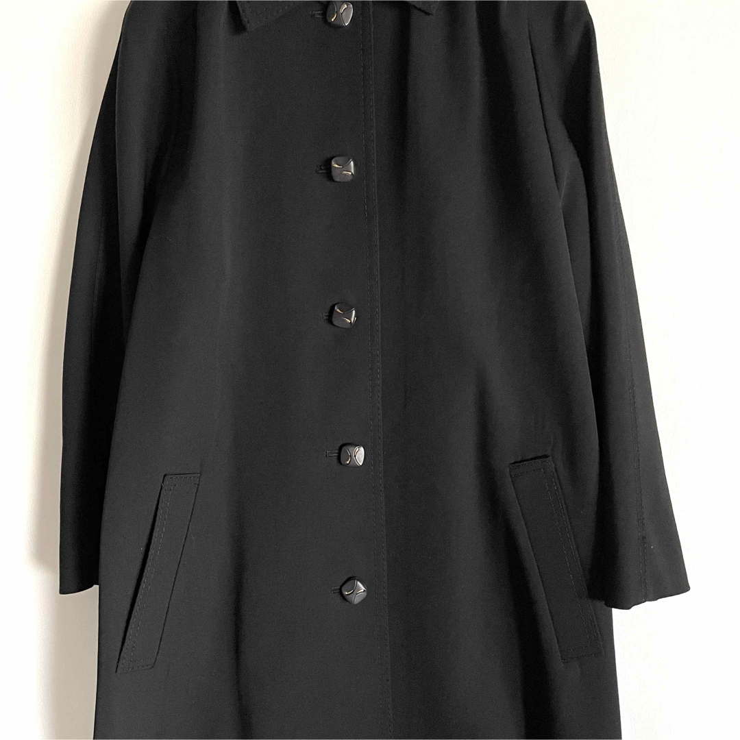 昭和レトロ オーダーメイド ステンカラーロングコート 高級ウール