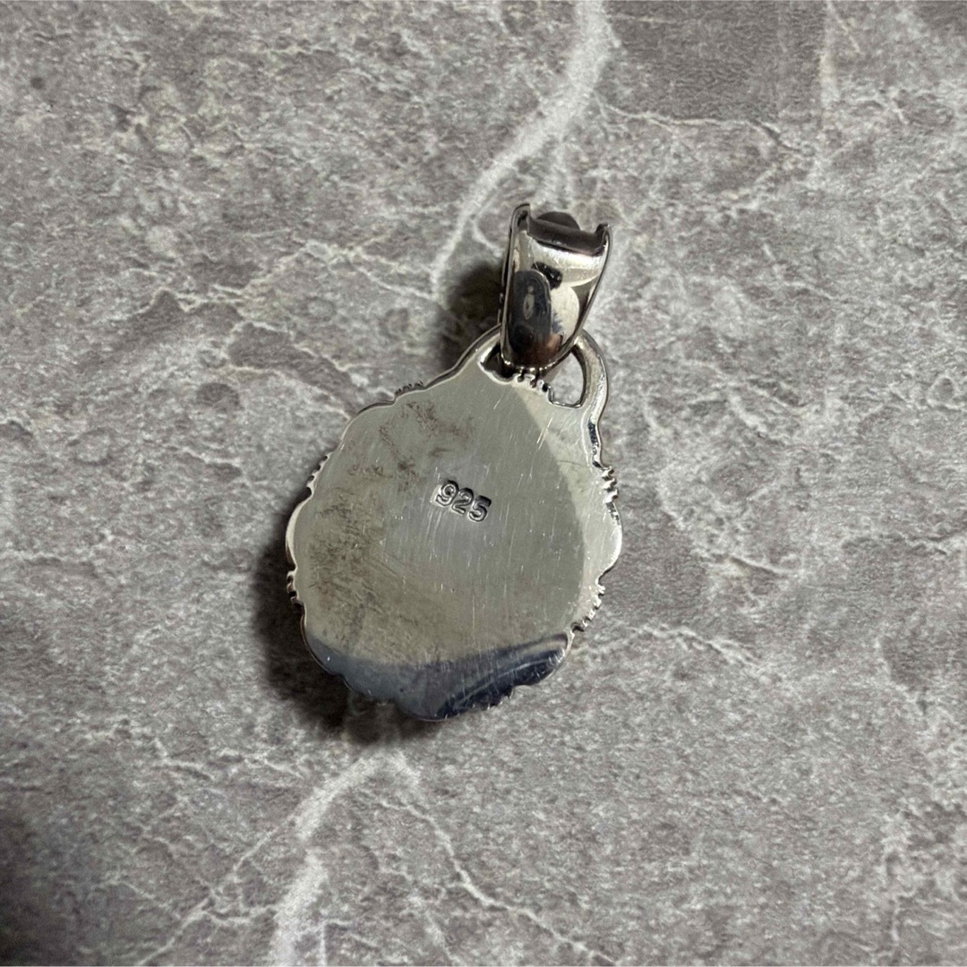 レア】ホワイトバッファロー ヴィンテージ ペンダントトップ シルバー925