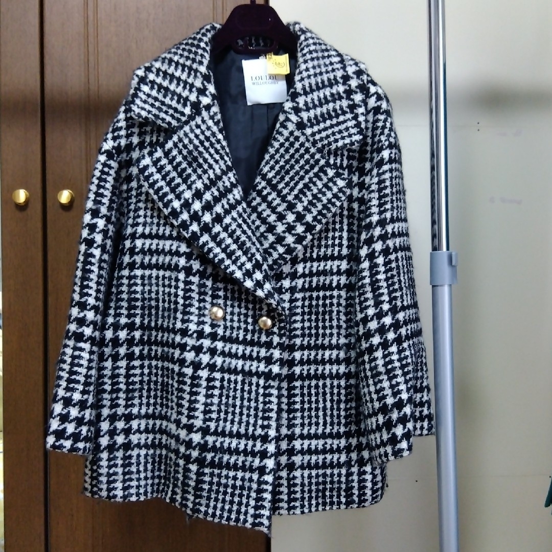 LOULOU WILLOUGHBY - Loulou Willoughby 千鳥格子 ダブルブレストの