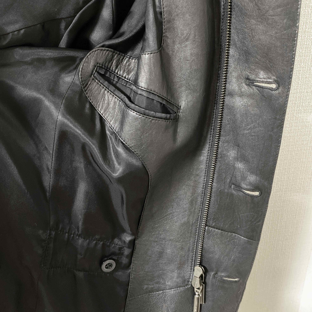 ARMANI COLLEZIONI - ARMANI COLLEZIONI レザージャケット 本革