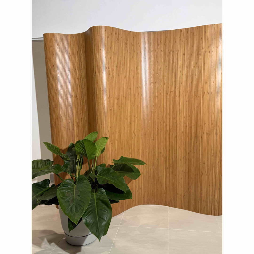 Artek風ウッドカーブパーテーションの通販 by Am33｜ラクマ