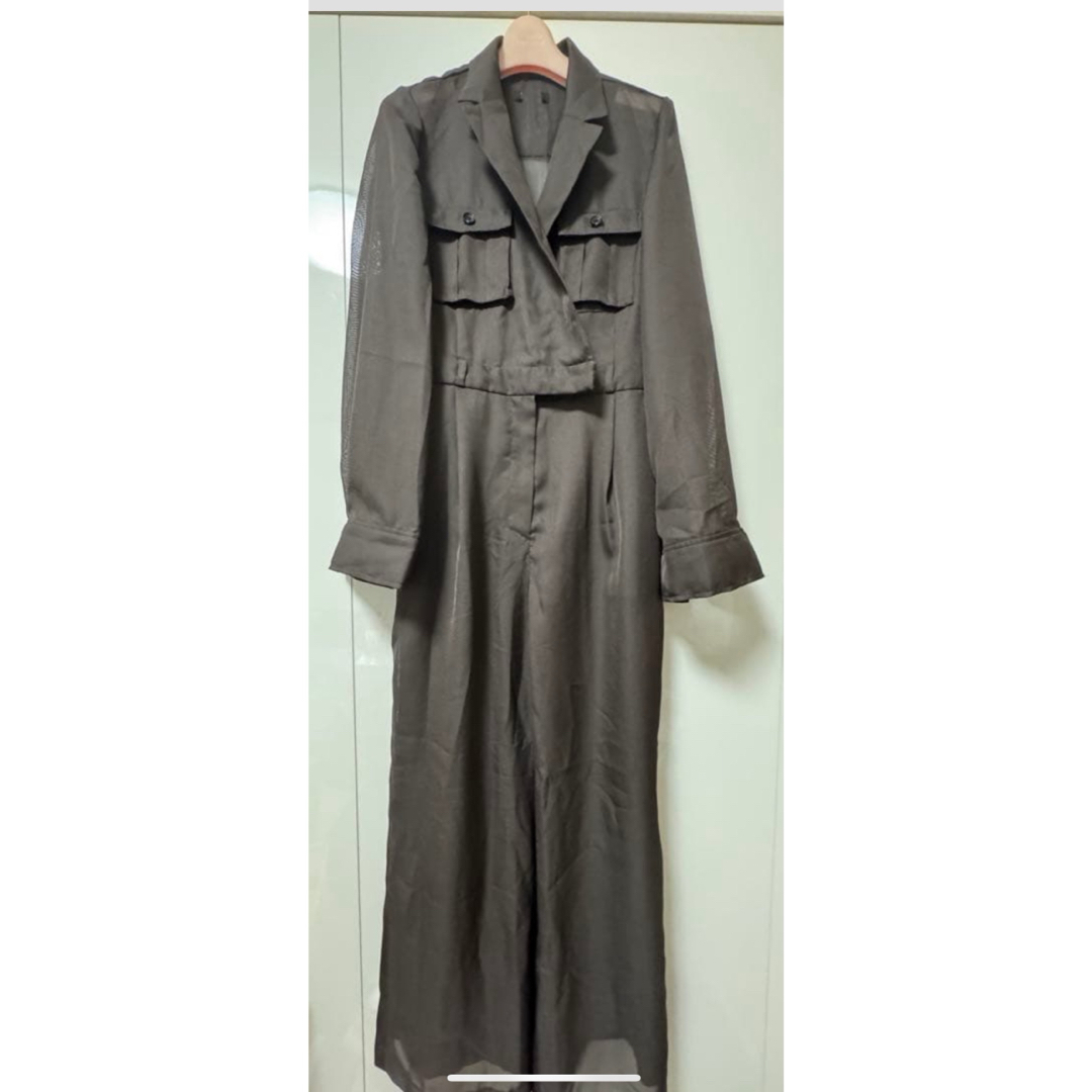 新品 2025SS anuans アニュアンス サファリシアーオールインワン