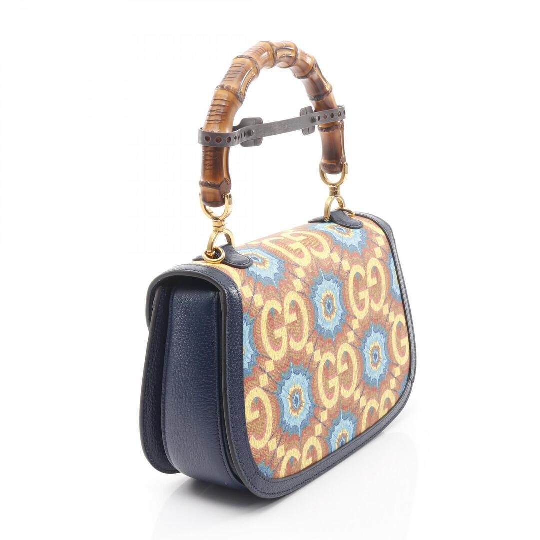 GUCCI - グッチ GUCCI バンブー 1947 GGロゴ ハンドバッグ バッグ PVC