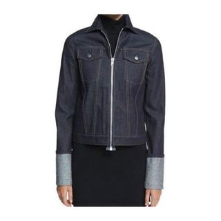 HELMUT LANG - helmut lang 2003ss デニムジャケット 袖レザー 48の