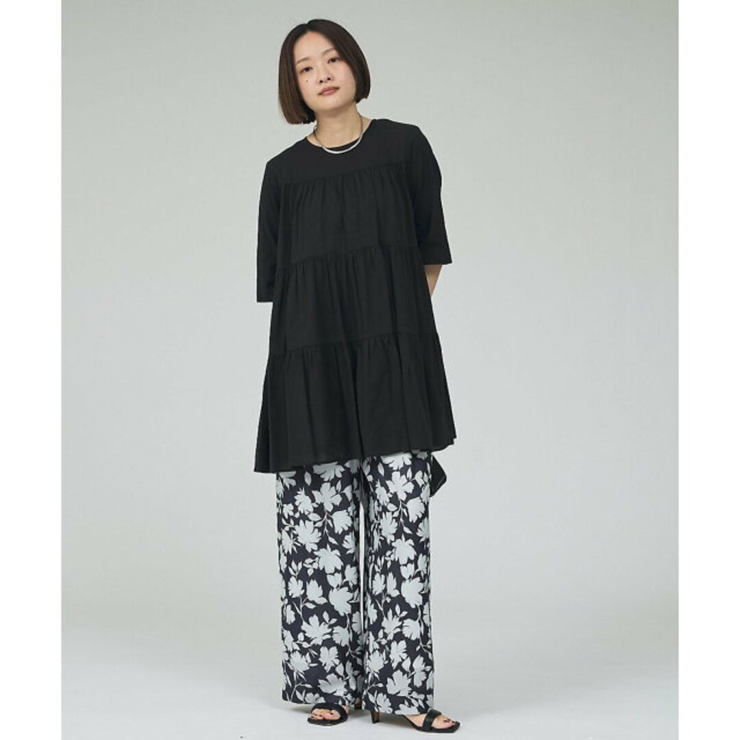 ブラック】ティアードチュニック