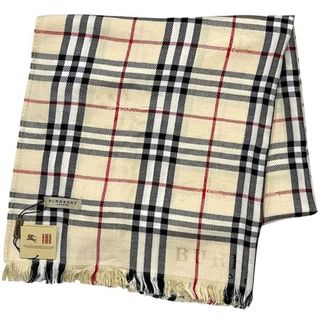 BURBERRY - ストール 大判 袖付き バーバリー風 チェック柄の通販 by