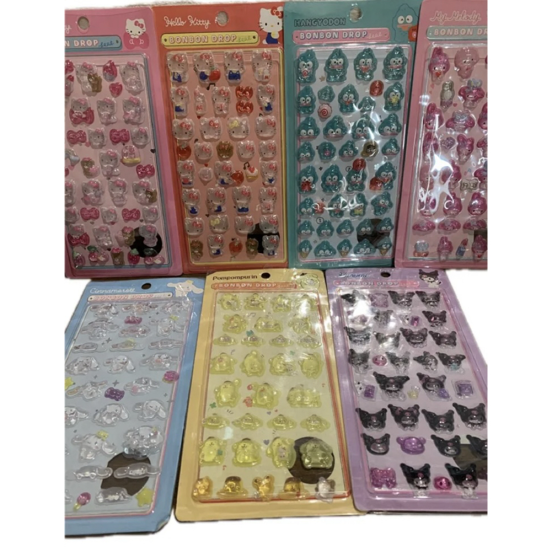 サンリオ - サンリオボンボンドロップシール全種類7枚の通販 by かねの