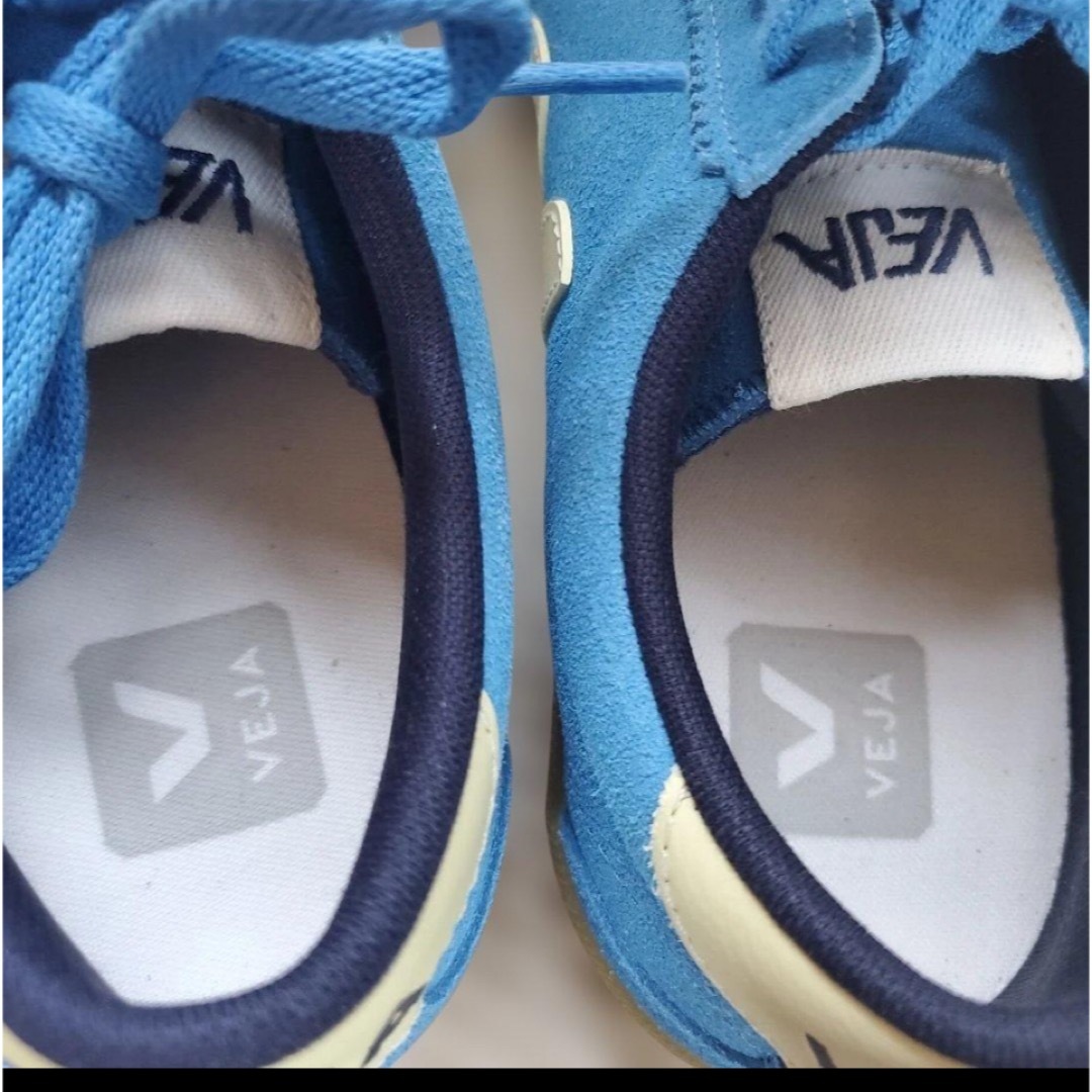 ☆未使用☆VEJA☆24センチ☆レア色ブルー×スエード☆スニーカー。